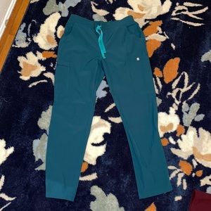 women’s caribbean blue FIONLITE Yola FIGS scrub bottoms SP